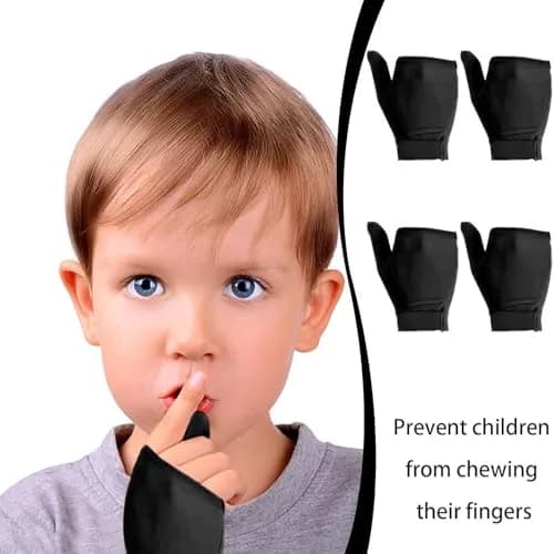 Yxmeiguo Kids Thumb Sucking Guard Gloves | Anti Nail Biting Finger Protector for Ages 5-12 thumbnail 3