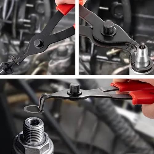 Toolwiz Snap Ring Pliers Set, 10 Pcs | Heavy Duty Circlip & Retaining Ring Tools for Automotive & DIY thumbnail 2