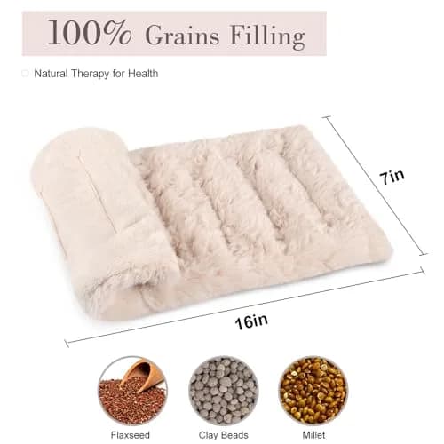 SuzziPad Microwave Heating Pad 7"X16" Beige | Moist Heat for Muscle Soreness & Fatigue thumbnail 3