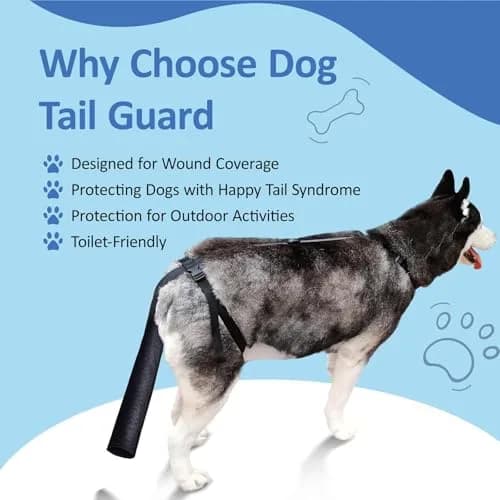 BARKLESS Dog Tail Protector for Medium & Large Dogs | Wound Cover & Recovery Aid thumbnail 7