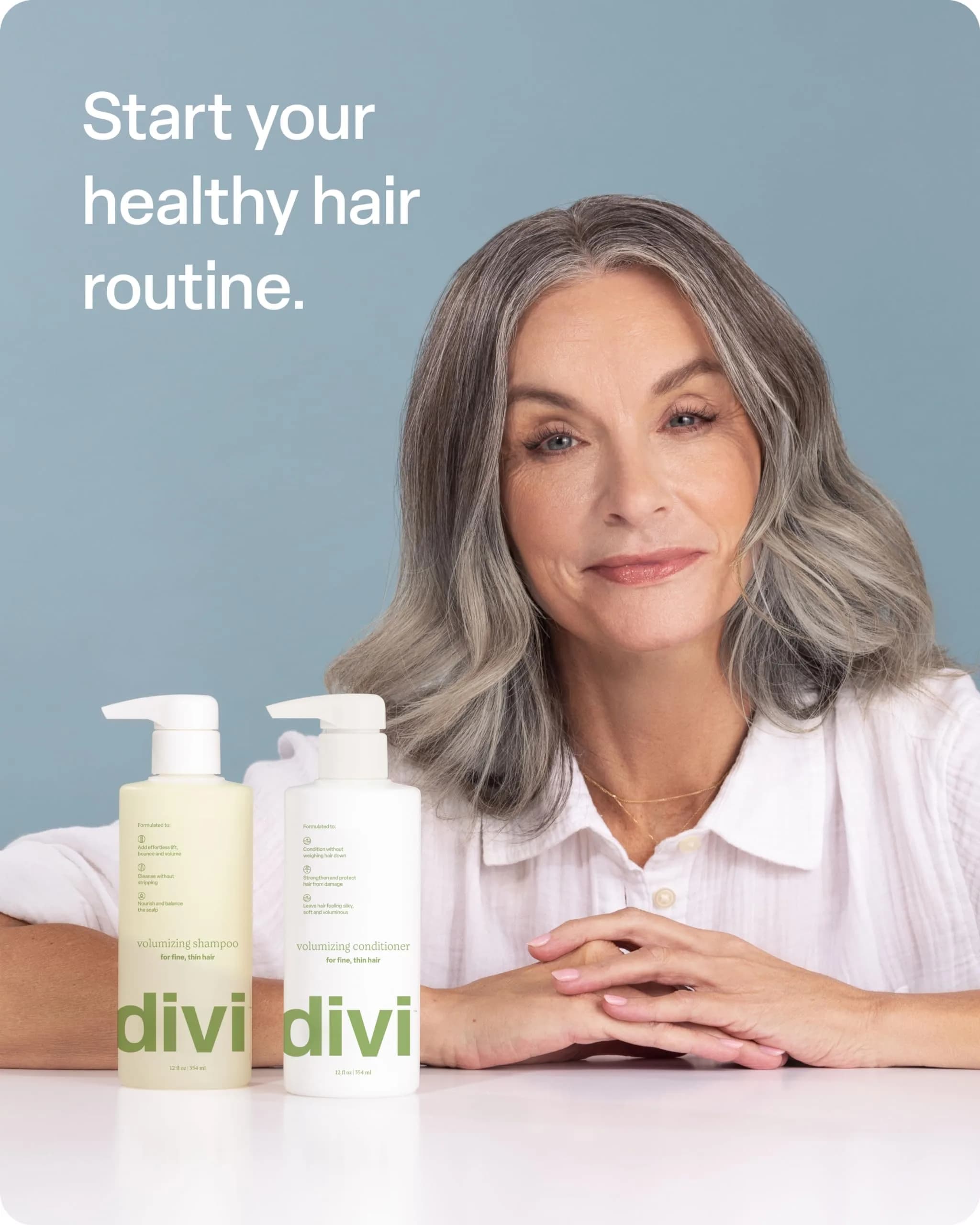 divi Wash Day Essentials Set | Volumizing Shampoo, Conditioner & Leave-In for Fine & Thinning Hair thumbnail 12