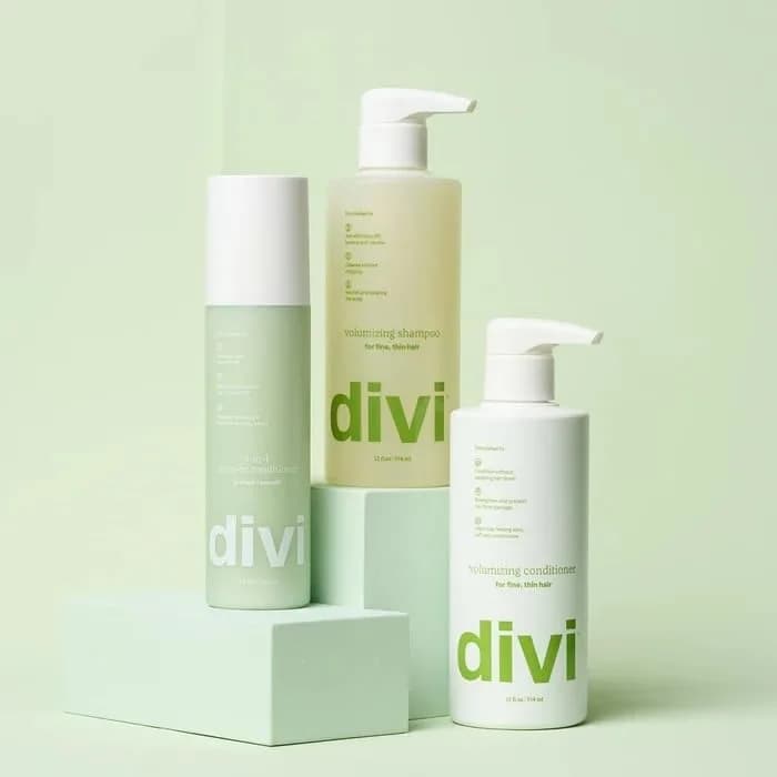 divi Wash Day Essentials Set | Volumizing Shampoo, Conditioner & Leave-In for Fine & Thinning Hair thumbnail 7