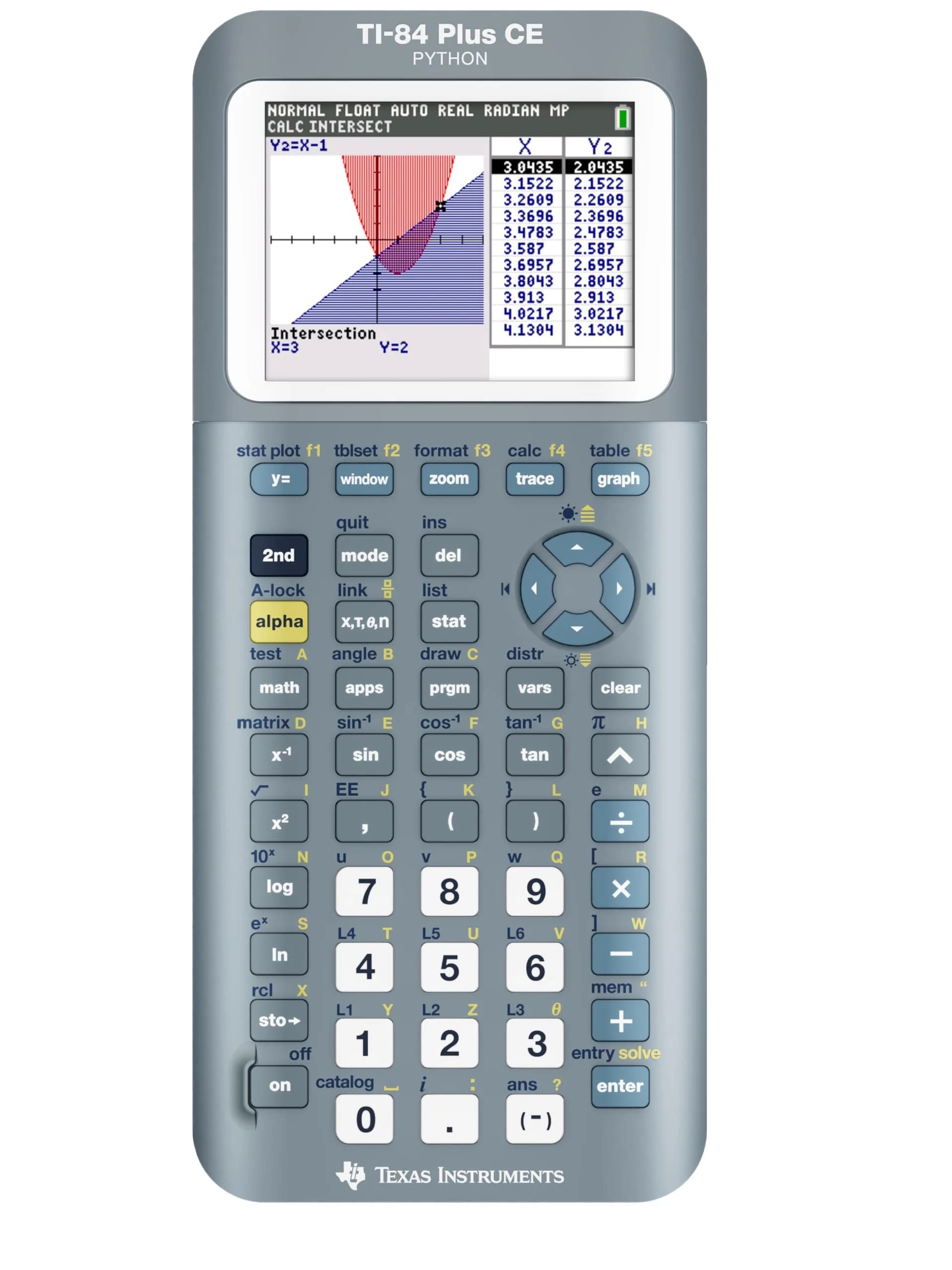 Texas Instruments TI-84 Plus CE Graphing Calculator, Mint, 19.1cm (7.57in) | CE Certified — Fractal Frost