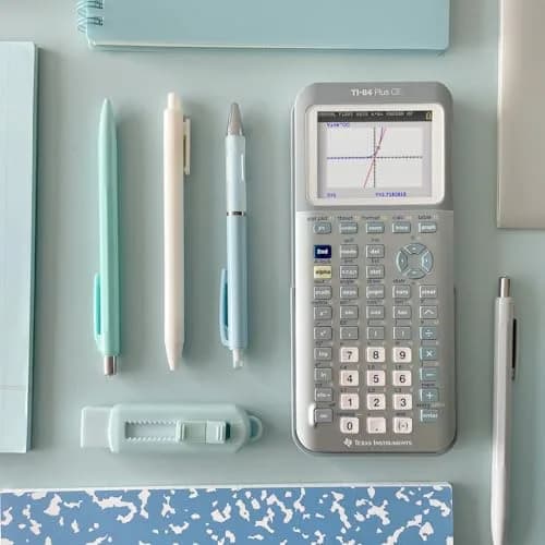 Texas Instruments TI-84 Plus CE Graphing Calculator Fractal Frost | 2.8-inch Color Display, Rechargeable Battery thumbnail 9