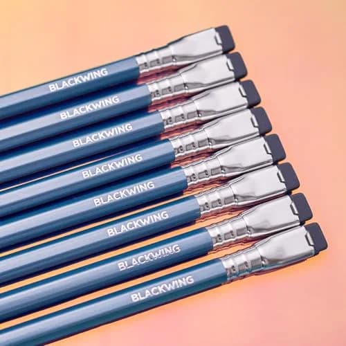 Blackwing Pearl Pencils Balanced Japanese Graphite Blue Finish 12 Count | Premium Writing Instrument thumbnail 6