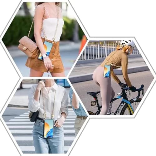 UnnFiko Crossbody Phone Lanyard for iPhone 16 Pro Max | Shockproof Magnetic Case with Strap thumbnail 6