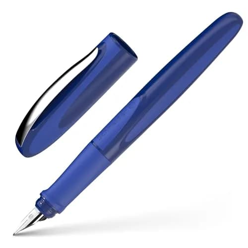Schneider Ray Fountain Pen Space Blue M+ Nib | German Engineering for Right-Handed Writers thumbnail 1