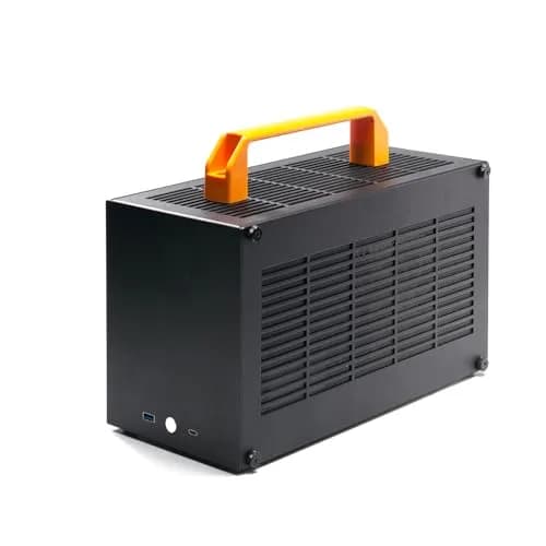 SGPC K49BL 8.3L Mini ITX Case, Portable SFF Chassis, Black Standard Edition | Compact Gaming & Workstation Build thumbnail 1