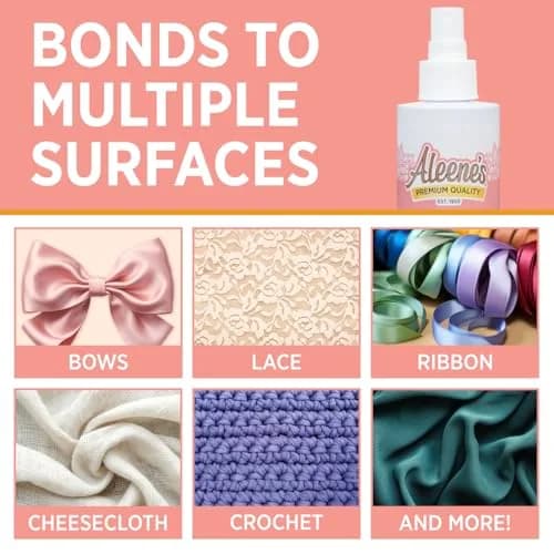 Aleene's Stiffen-Quik Pump Spray Fabric Stiffener 236ml (8 fl oz) | Dries Clear, Washable, Nontoxic thumbnail 4