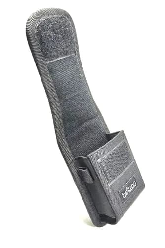 BELTRON Vertical Nylon Case for CAT S22 Flip Phone & Sonim XP3 Plus, Heavy Duty Belt Loop & Metal Clip, Black thumbnail 4