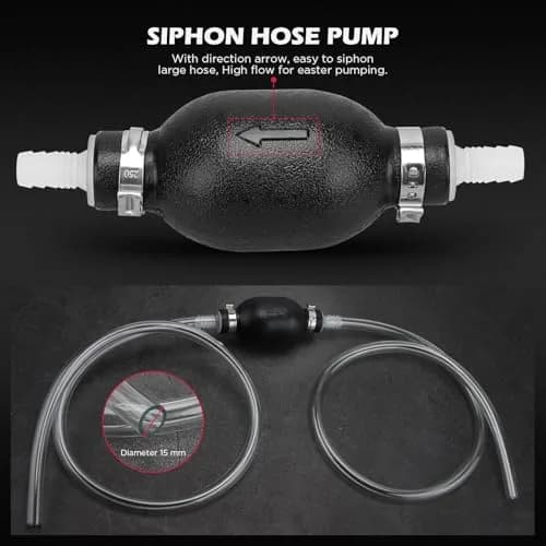 SEDY 22-Piece No-Spill Coolant Filling Funnel Kit and Siphon Hose Pump | Spill-Proof Automotive Fluid Transfer Tool thumbnail 3