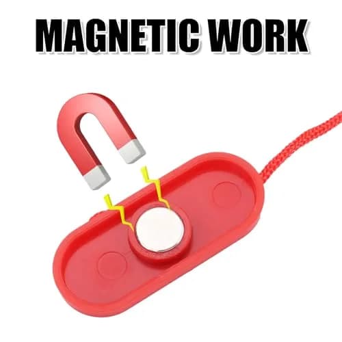 Gosknor Treadmill Magnet Safety Key, Universal Treadmill Safety Key | Red ABS Magnet thumbnail 3