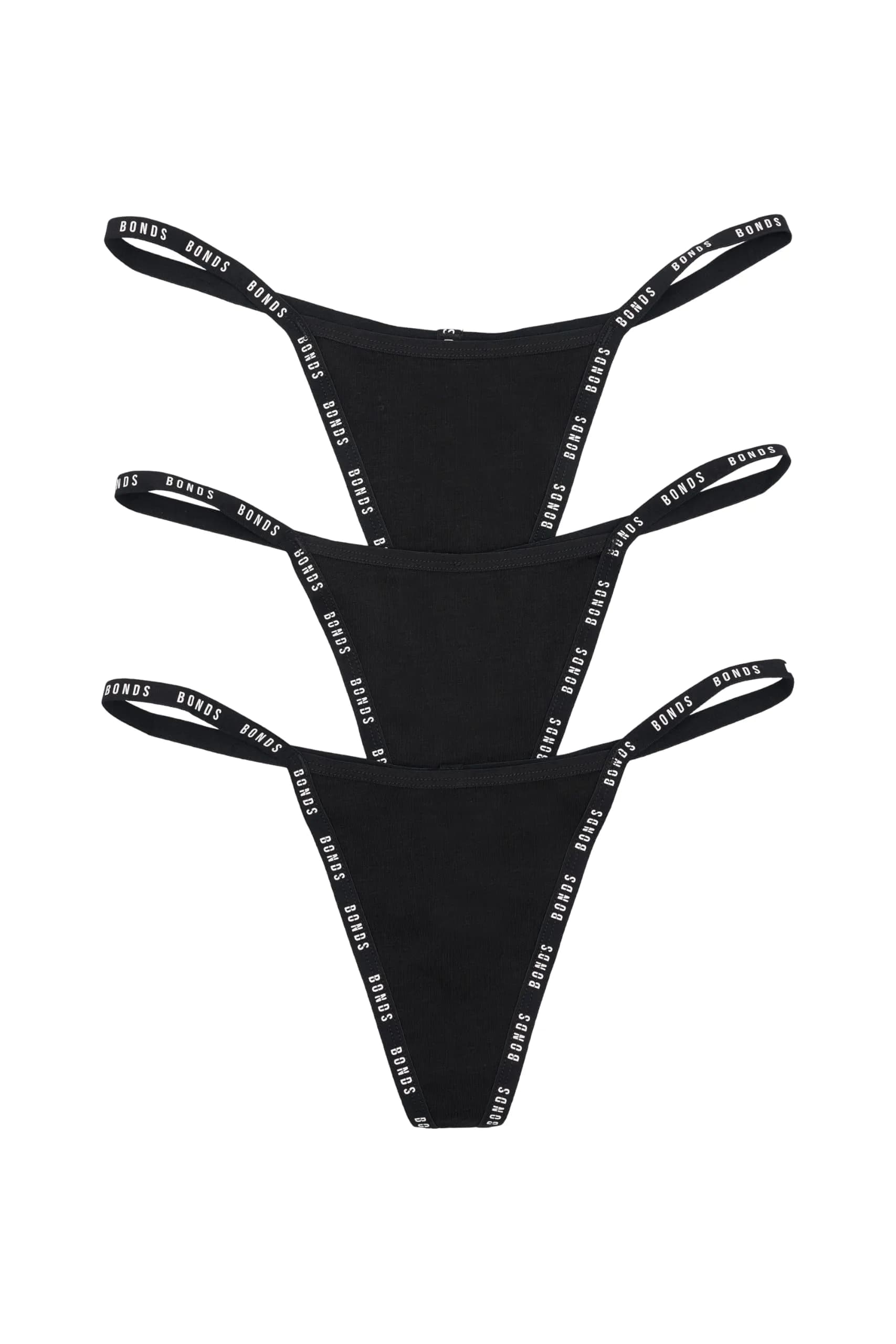 Bonds Women’s Thong Underwear 3-Pack | Breathable Cotton Blend, Soft Stretch, Everyday Comfort - main product image