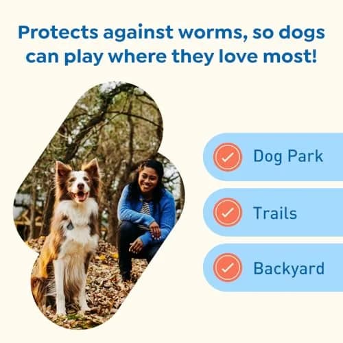 Interceptor Plus Monthly Tablets for Dogs 25.1-50 lbs. | 5-in-1 Heartworm & Worm Protection thumbnail 5