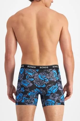 Bonds Men’s Mid-Length Boxer Briefs 3-Pack | Soft Cotton, Everyday Comfort Underwear thumbnail 4