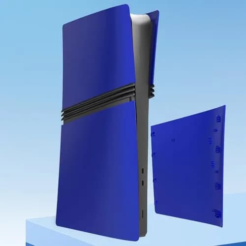 MIKNEKE Cover Plates for PS5 Pro Digital Edition Blue | Matte Faceplates Compatible with PlayStation 5 Pro Console (15.2 in x 10.2 in) thumbnail 4