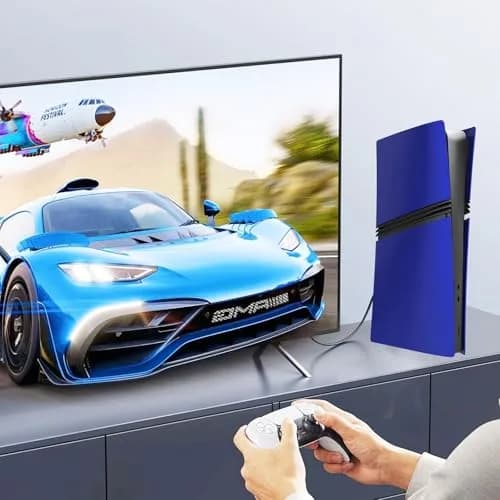 MIKNEKE Cover Plates for PS5 Pro Digital Edition Blue | Matte Faceplates Compatible with PlayStation 5 Pro Console (15.2 in x 10.2 in) thumbnail 6
