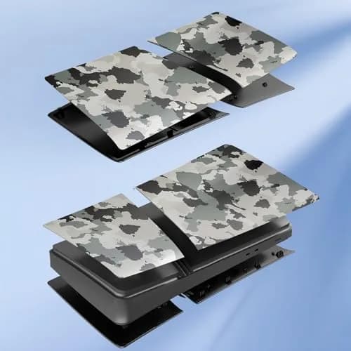 MIKNEKE Cover Plates for PS5 Pro Digital Edition Matte FacePlates Accessories in Camouflage | Durable ABS Shell for Console Protection thumbnail 3