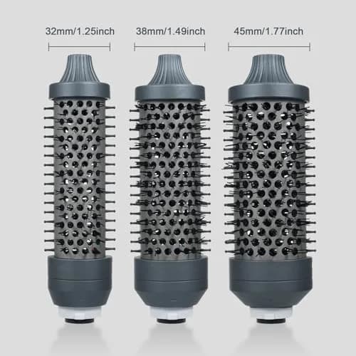 Sonew Heated Round Brush, 1.25"/1.5"/1.75" | Ionic Tech, Dual Voltage, Smooths Frizz & Adds Volume thumbnail 8