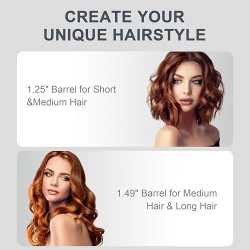 Sonew Heated Round Brush, 1.25"/1.5"/1.75" | Ionic Tech, Dual Voltage, Smooths Frizz & Adds Volume thumbnail 2
