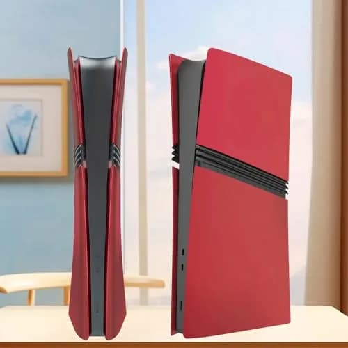 MIKNEKE Cover Plates for PS5 Pro Digital Edition Matte Faceplates in Red | Compatible with PlayStation 5 Pro Console (15.2*10.2 in) thumbnail 7