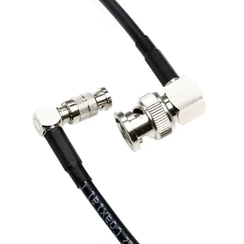 Alvin's Cables Micro-BNC High-Density BNC to BNC 6G HD SDI Coaxial Cable 50cm | Right-Angle 75 Ohm for Blackmagic Video Assist thumbnail 3