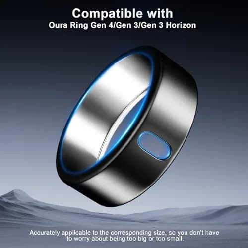 ZOOROO Oura Ring Gen 4/3 Cover (Size 11) | TPU Protector for Smart Rings thumbnail 2