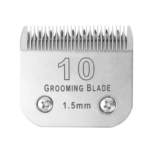MEMIRY Size 10 Detachable Dog Grooming Blades 1.5mm (1/16") | Compatible with Andis, Oster A5, Wahl KM10 Clippers thumbnail 1