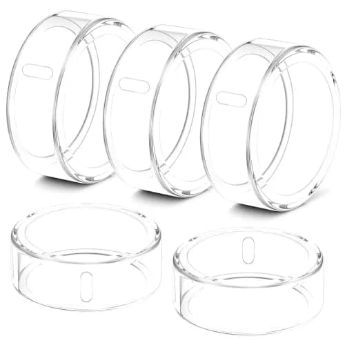 Hexasider Ring Cover Size 7 | Ultra-Thin TPU Compatible with Oura Ring 4/3 (0.6mm, Clear) thumbnail 1