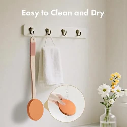 AmazerBath Lotion Applicator with 4 Replaceable Pads & Long Handle | for Back & Feet thumbnail 4