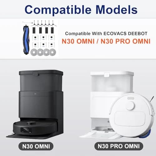 Feilifan Accessories for ECOVACS DEEBOT N30 Omni/ N30 PRO OMNI | 22 PCS Robot Vacuum Parts thumbnail 7