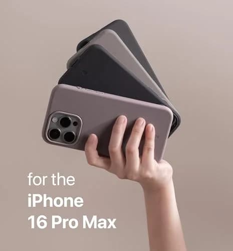 TineeOwl iPhone 16 Pro Max Magnetic Case, Slim TPU, Camera Control Button, Compatible with MagSafe, Dusty Lilac thumbnail 7