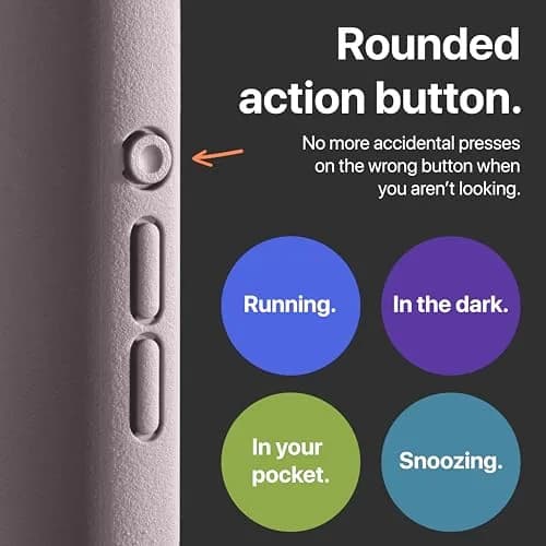 TineeOwl iPhone 16 Pro Max Magnetic Case, Slim TPU, Camera Control Button, Compatible with MagSafe, Dusty Lilac thumbnail 2