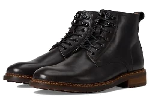 Steve Madden Noby Leather Boot Ankle Cap Toe Grey Leather 11 | Business Casual Style thumbnail 1