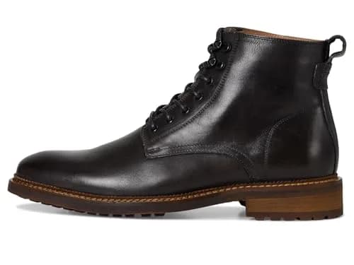Steve Madden Noby Leather Boot Ankle Cap Toe Grey Leather 11 | Business Casual Style thumbnail 4