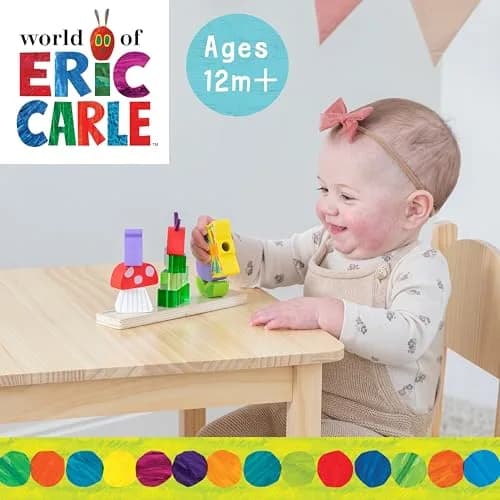 KIDS PREFERRED The Very Hungry Caterpillar Wooden Stacking Toy 19.5cm (7.87in) | Educational Toy for Toddlers thumbnail 6