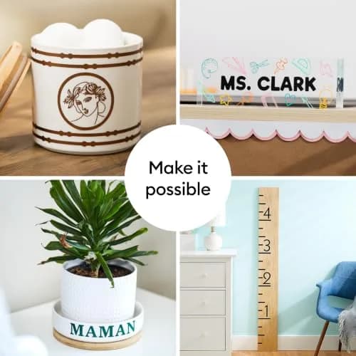 Cricut Smart Permanent Vinyl, Sampler Pack (5.5in x 3ft, 6 Sheets) Weather-Resistant for Outdoor Use thumbnail 5