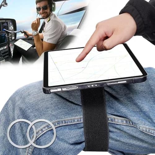 NiHome Adjustable Pilot Magnetic Kneeboard for iPad | Secure, Anti-Slip, Hands-Free thumbnail 1