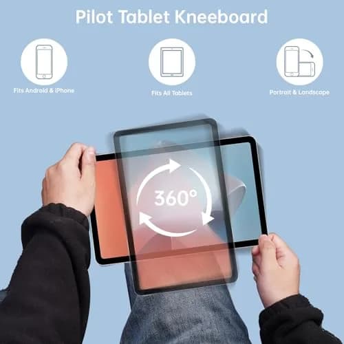 NiHome Adjustable Pilot Magnetic Kneeboard for iPad | Secure, Anti-Slip, Hands-Free thumbnail 4