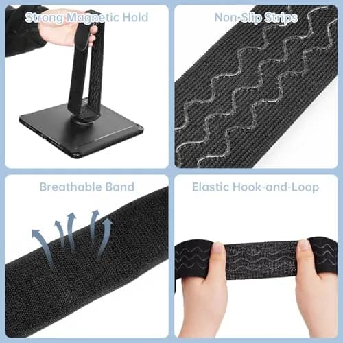 NiHome Adjustable Pilot Magnetic Kneeboard for iPad | Secure, Anti-Slip, Hands-Free thumbnail 5