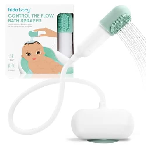 Frida Control The Flow Bathtub Sprayer Attachment Teal | Gentle Rinse for Tear-Free Baby Bath Time thumbnail 1