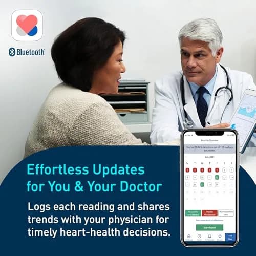 OMRON Platinum Blood Pressure Monitor with AFib Detection & App Connectivity | 9"–17" Cuff, 220V Compatible thumbnail 5