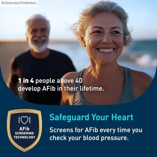 OMRON Platinum Blood Pressure Monitor with AFib Detection & App Connectivity | 9"–17" Cuff, 220V Compatible thumbnail 3