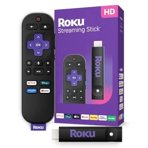Roku Streaming Stick HD Voice Remote | Stream 500+ Free Channels thumbnail 1