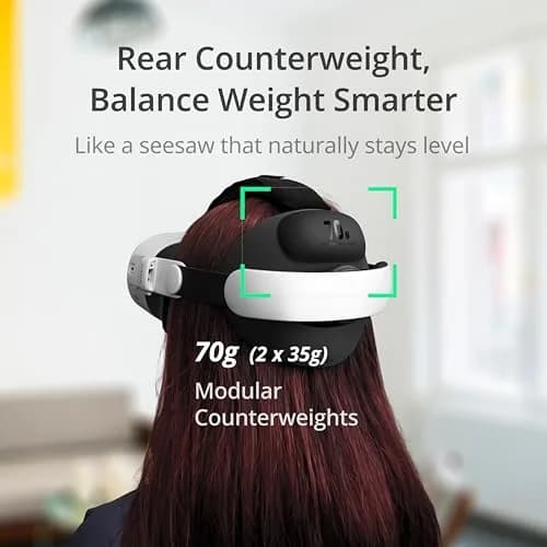 BOBOVR E3 Head Strap Compatible with Quest 3/3S | Lightweight Comfort & Balance thumbnail 2