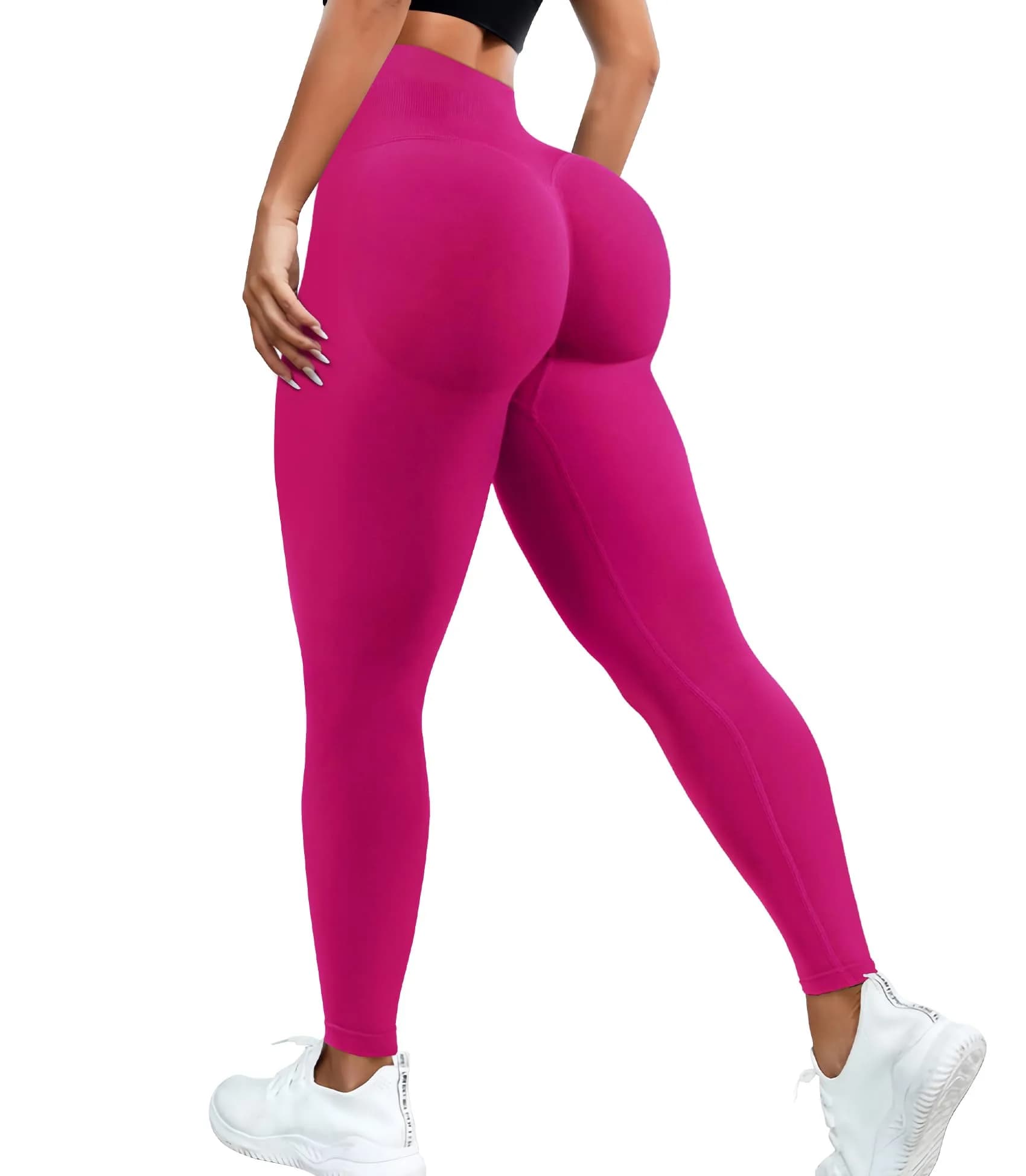 JGS1996 Scrunch Butt Leggings for Women High Waist Yoga Pants | Seamless, Tummy Control, Squat Proof - main product image