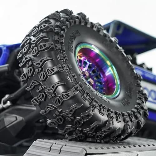 INJORA 1.9" Cling On Tires 120×42mm for 1/10 RC Crawler | Super Soft & Sticky S5 Compound thumbnail 7