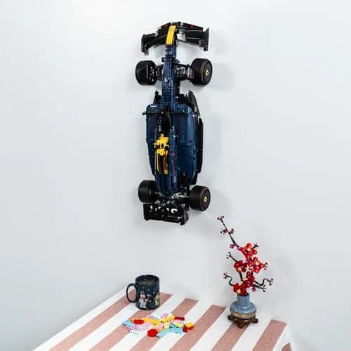 Brickify Wall Mount Bracket for Lego Technic Red Bull RB20 42206 | Secure Display Solution (13cm L x 10cm W x 2.3cm H) thumbnail 5