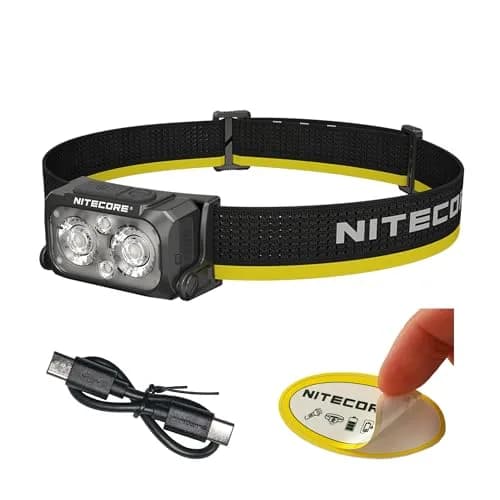 Nitecore NU25 MCT 400 Lumen Headlamp | Lightweight USB-C Rechargeable Outdoor Headlamp with Multi-Color Temps thumbnail 1