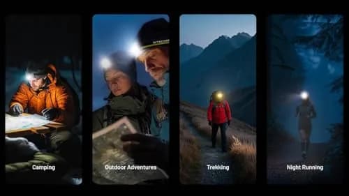 Nitecore NU25 MCT 400 Lumen Headlamp | Lightweight USB-C Rechargeable Outdoor Headlamp with Multi-Color Temps thumbnail 9